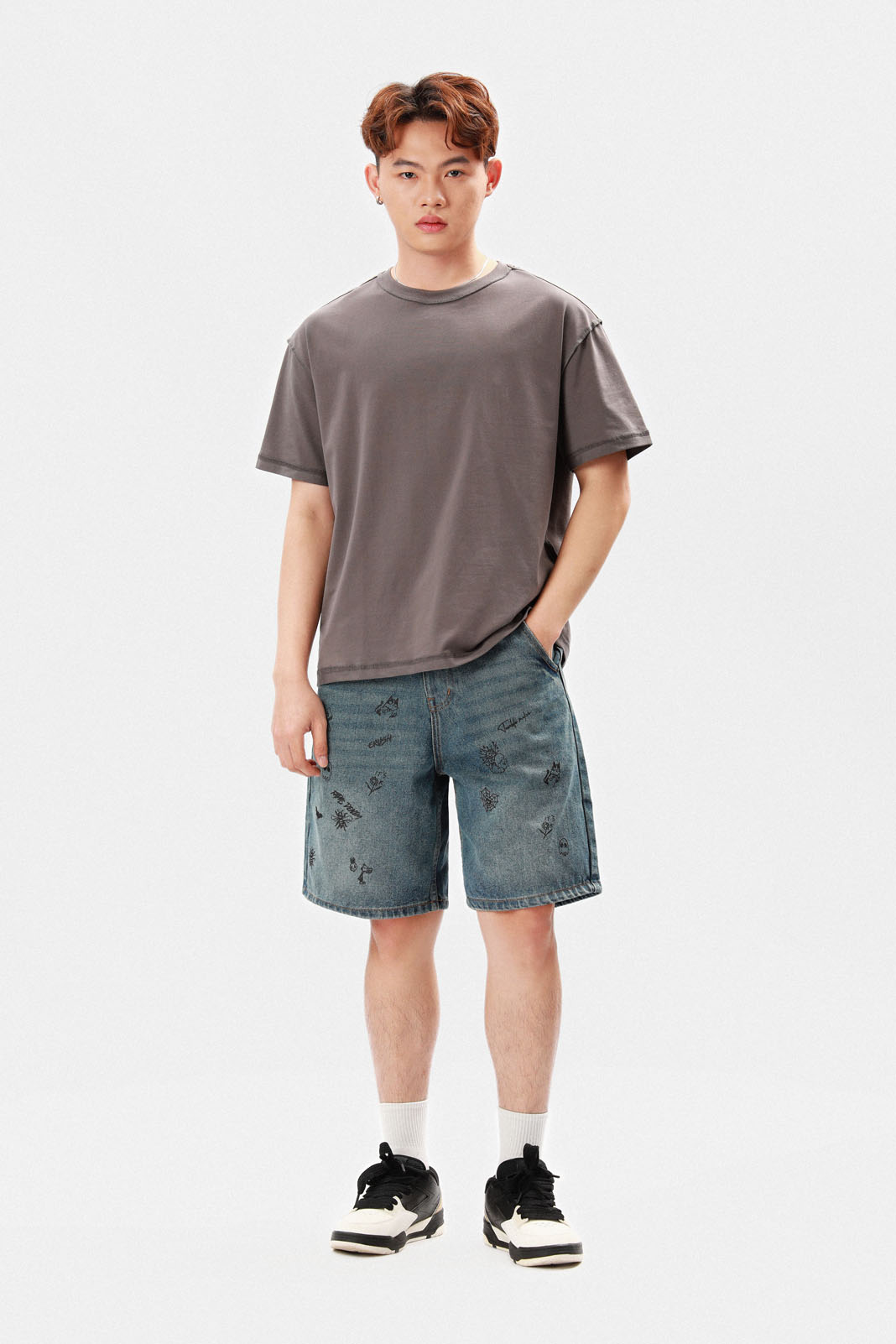 【1993studio】24SS★ Reverse Stitch Crop T-shirt 1993studio】24SS☆ Reverse Stitch Crop T-shirt (1993studio/T